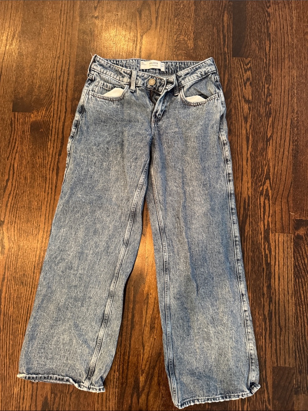 Hollister Light Blue Wide-Leg Women's Jeans
